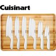 Cuisinart Advantage 12-Piece White Knife Set with Blade Guards C55-12PCWH - Open Box Fashion