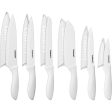 Cuisinart Advantage 12-Piece White Knife Set with Blade Guards C55-12PCWH - Open Box Fashion