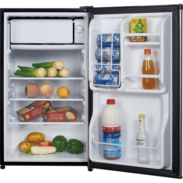 Magic Chef MCBR350S2 3.5 Cu. Ft. Mini Refrigerator with Freezer, Stainless Steel - Open Box Supply