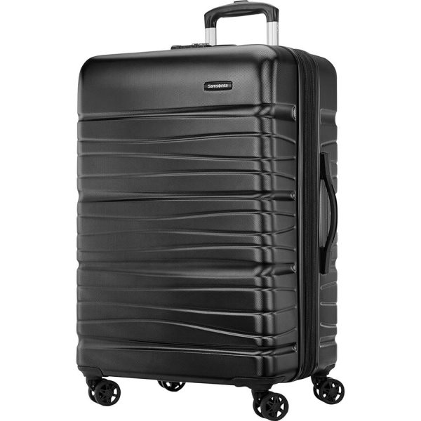 Samsonite Evolve SE Hardside 28  Large Expandable Spinner Luggage, Bass Black Supply