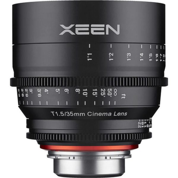 Rokinon Xeen XN35-C 35mm T1.5 Cine Full Frame Lens for Canon EF Mount For Sale