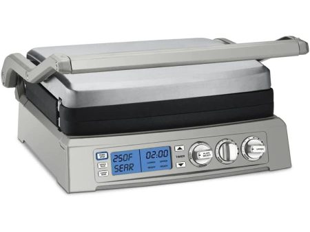 Cuisinart Elite Griddler Grill, Stainless Steel - GR-300WSP1 Online Hot Sale