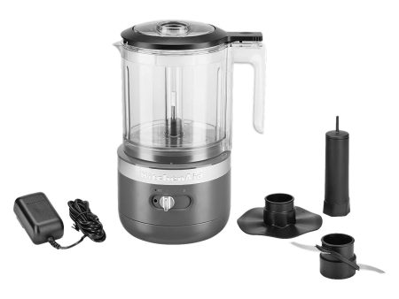 KitchenAid 5-Cup Cordless Food Chopper, Charcoal Grey (K49672-CG) Online now