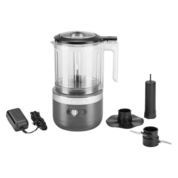 KitchenAid 5-Cup Cordless Food Chopper, Charcoal Grey (K49672-CG) Online now