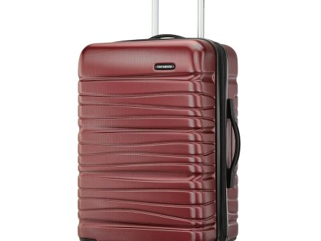 Samsonite Evolve SE Hardside 20  Carry on Expandable Luggage Spinner - Matte Burgundy For Discount