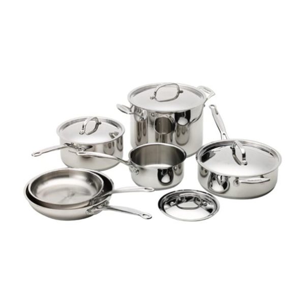 Cuisinart Chef s Classic Stainless Cookware 10 pc. set (77-10) Fashion