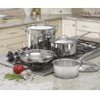 Cuisinart Chef s Classic 7-Piece Cookware Pot and Pan Set - Stainless Steel (77-7P1) on Sale