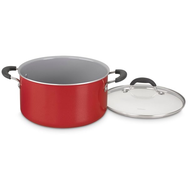 Cuisinart 11 Piece Set Ceramica XT Nonstick Cookware Set - Red (54c-11R) Online